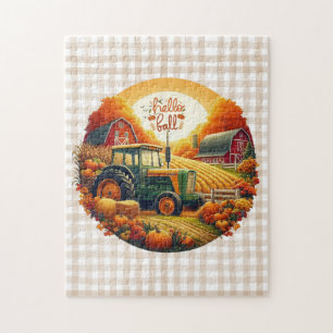 Rustikaler/Vintager Herbst im Betrieb Puzzle
