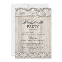 Rustikaler Vintager Spitzen- und Holzkohle Jungges