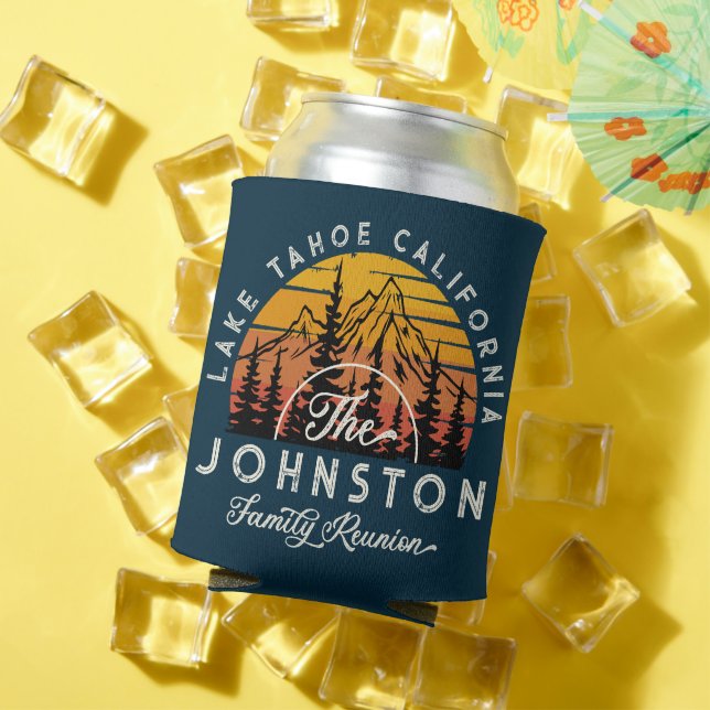 Rustikaler Vintager Wiedersehen Retro-Sonnenunterg Dosenkühler (In Situ Sommer)