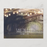 Rustikaler Wald & Licht Rett Datum