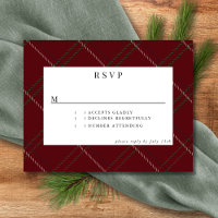 Rustikaler Wald Tartan Kariert Red Black Green