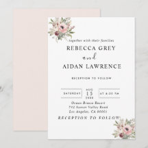 rustikaler Wasserfarben-Blumenstrauß