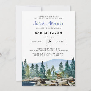 Rustikaler Wasserfarbenstall   Bar Mitzvah