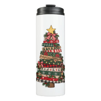 Rustikaler Weihnachtsbaum Thermosbecher
