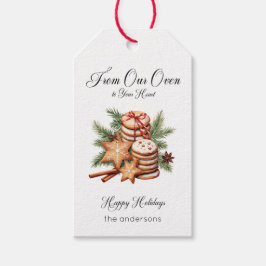 Rustikaler Weihnachtsweihnachtsweih Geschenkanhänger