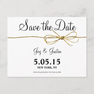 Rustikaler Weinkeller Save the Date Postkarten