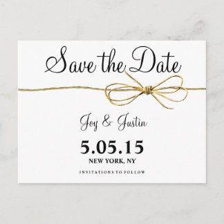 Rustikaler Weinkeller Save the Date Postkarten