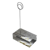 Rustikaler Weißer Blume Tischnummer