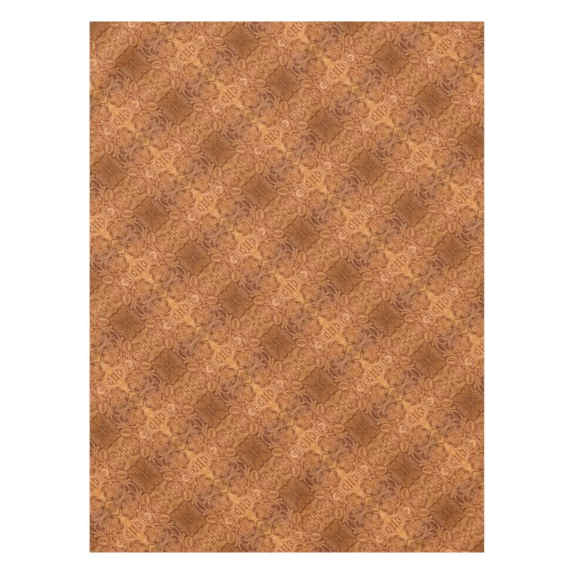 rustikaler Western Cowboy mit handgefertigtem Lede Tischdecke (Vorderseite)