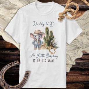 Rustikaler Western Elephant Cowboy Mommy zu sein T-Shirt