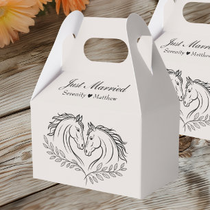 Rustikaler Western für Hochzeiten Geschenkschachtel