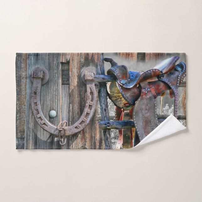 Rustikaler Western Handtuch (Handtuch)