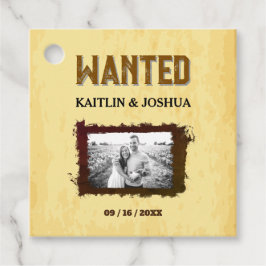 Rustikaler Western Hochzeit 🤠 GEWOLLT Foto Geschenkanhänger