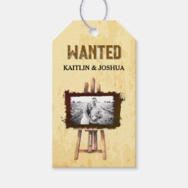 Rustikaler Western Hochzeit 💍 maßgeschneidertes F Geschenkanhänger