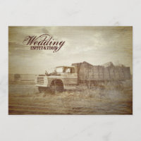 Rustikaler Western LKW Hochzeit