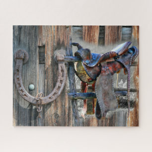 Rustikaler Western Puzzle