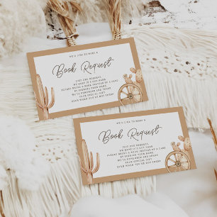 Rustikaler Western Rodeo Kinderdusche Buchungsanfr Begleitkarte