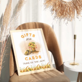 Rustikaler Western Rodeo Kinderdusche Schild