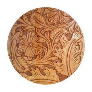 Rustikaler Western Schneidebrett