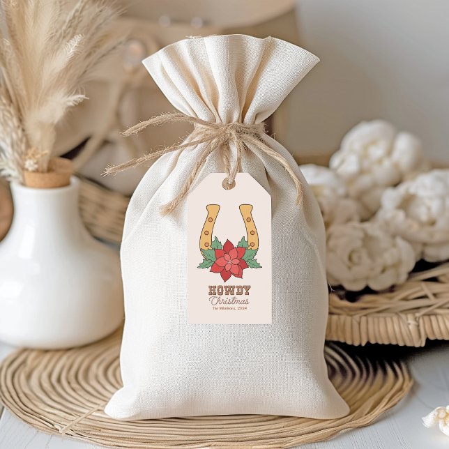 Rustikaler Western Weihnachten Geschenkanhänger (Von Creator hochgeladen)