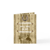 Rustikaler Western Wild West werden Sie meine Brau