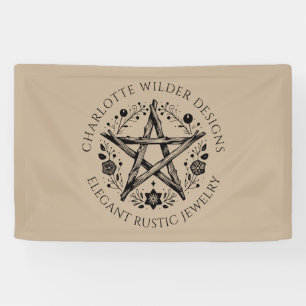 Rustikaler Wiccan Pagan Natureschmuck Designer Banner