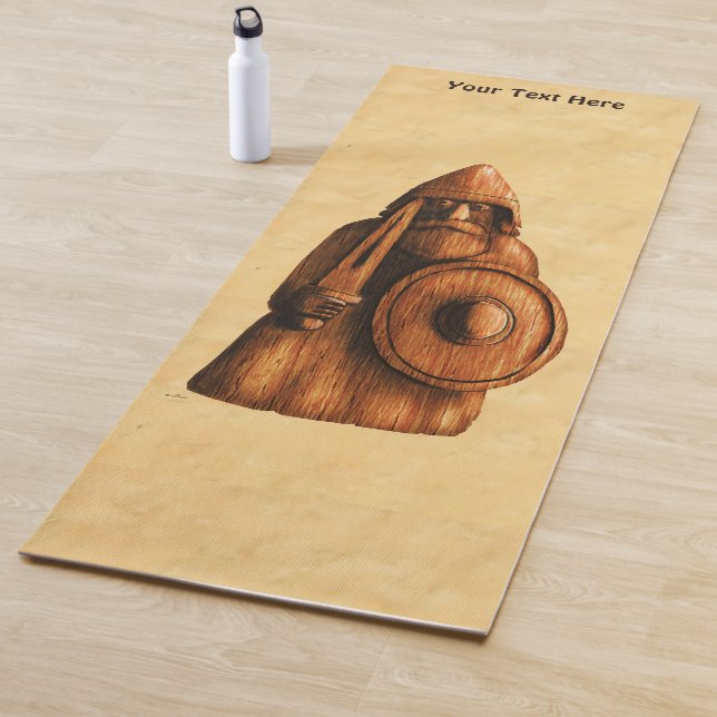 Rustikaler Wikinger Yogamatte (Beispiel)