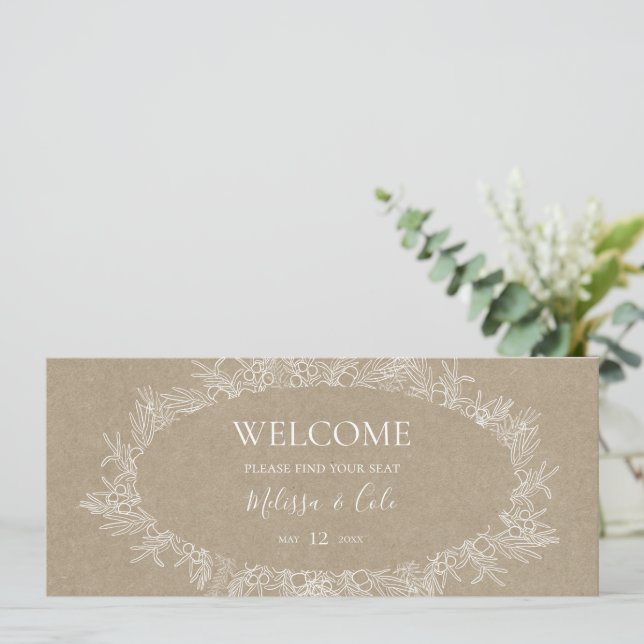 Rustikaler Winter | Header für die Kraft-Hangchart (Stehend Vorderseite)