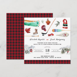 Rustikaler Winterberg | Einladung zur Hochzeit von