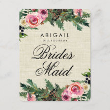 Rustikaler Winterburlap Pine wird überragt sein