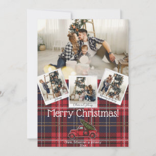 Rustikaler Woodland Holiday Moderne 4 Foto Rahmen