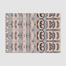 Rustikales Abstrakt-Grau-Beige-Skriptmuster