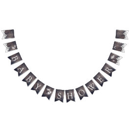 Rustikales Adventure geschlechtsneutral Babydusche Wimpelkette