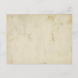 Rustikales, altes, gestanztes Papier Postkarte