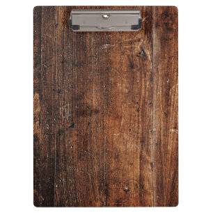 Rustikales altes Holz-Clipboard vintage Klemmbrett