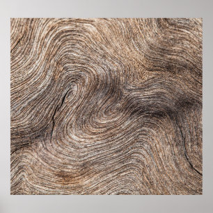 Rustikales altes Holz, texturierter Hintergrund Poster