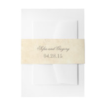 Rustikales altes Papier Shabby Wedding