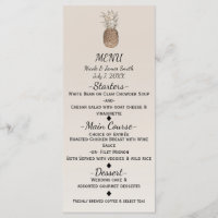 Rustikales Ananas tropisches hawaiianisches Hochze