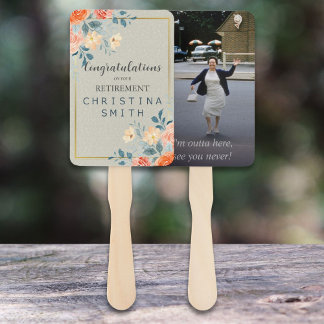 Rustikales antikes Party für Blumenbeete Fächer