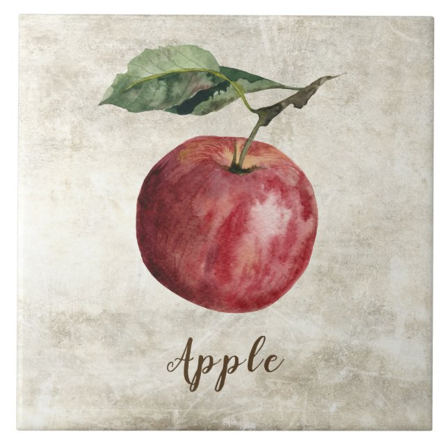 Rüstikales Apfel-Faux-Keramikfliesen Fliese (Vorderseite)