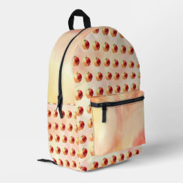 Rustikales Apple-Muster-Backpack Bedruckter Rucksack