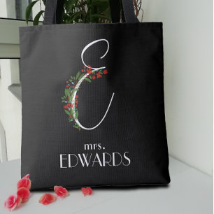 Rustikales Aquarellmonogramm E Lehrer