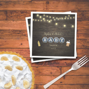 Rustikales Baby braut Gold Baby Dusche Serviette