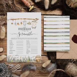 Rustikales Baby Showdusche Word Scramble Reel Fun