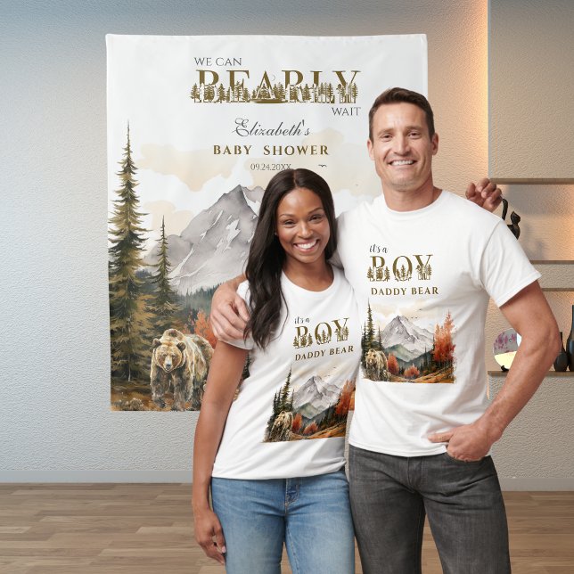 Rustikales Bärenwald, auf das wir frühzeitig warte Wandteppich (Von Creator hochgeladen)