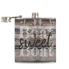 Rustikales Bartholzschiff | Flachmann