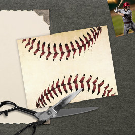 Rustikales Baseball Strings Scrapbooking Cardstock
