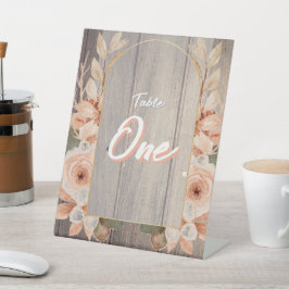 Rustikales Bauernhaus Boho Holz Grain & Blume Sockelschild