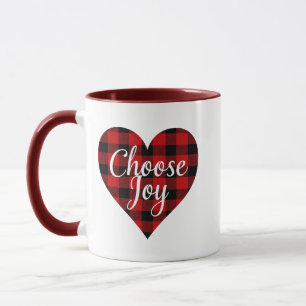Rustikales Bauernhaus "Choose Joy" Tasse