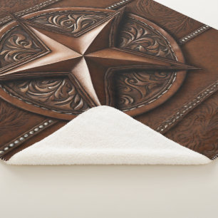 Rustikales Bauernhaus Cowboy Western Country Texas Sherpadecke